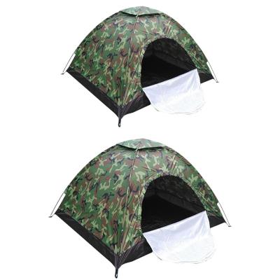 China Polyester Oxford Fabric Man Camo Tent Portable Pop Up Camouflage Tent for sale