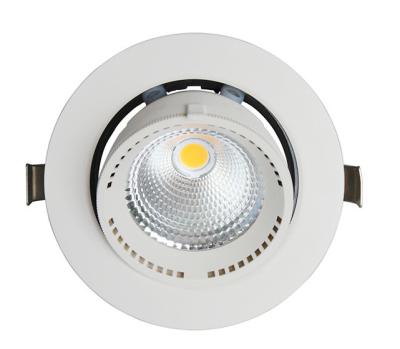 China 40 Watt Gimbal Cool White LED Ceiling Downlights With High Lighting Efficiency for sale
