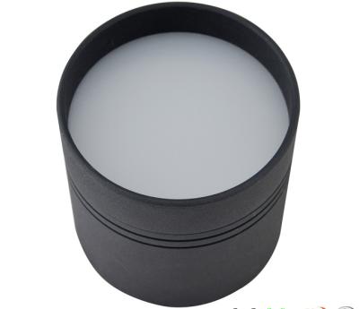 China SMD2835 Round Black LED Ceiling Downlights , 18W Surface Mounted LED Downlight for sale