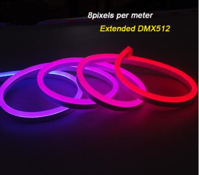 中国 IP68 DMX512屋外LEDのネオン屈曲ライト デジタルRGBネオンLEDキット 販売のため