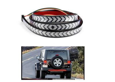 China Red LED Flowing Yellow Turn Signal Lamp 100cm 150cm LED Brake Light Strip With Reverse for sale