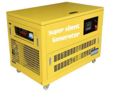 China Extremely quiet gasoline generator set 15kva for sale