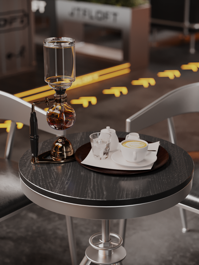 Industrial furniture set design specifications