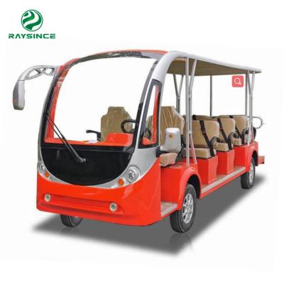 China Qingdao China cheap price tourist Bus four wheels electric shuttle bus for sale with fourteen seats for sale