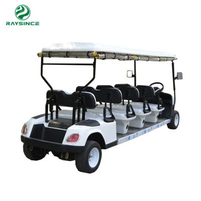 China Hot sales electric golf buggy eight  seater cheap club car golf cars electric utility golf cart to UK for sale