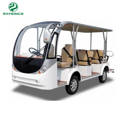 China Latest new model Electric bus 11 seater electric tourist bus China supply electric sightseeing car for tourist for sale