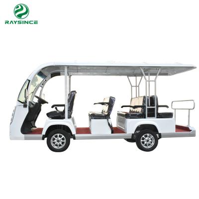 China Qingdao China Factory Supplier tourist Bus Good price sightseeing car electric passenger bus with 11 seats for sale
