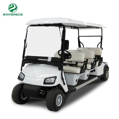China 2021 New model club car 6 passenger golf cart hot sale electric golf buggy  with pu seat for sale