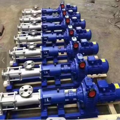 China Durable Sludge Screw Type Pump Sewage Treatment Plant Pump 1.5kw for sale