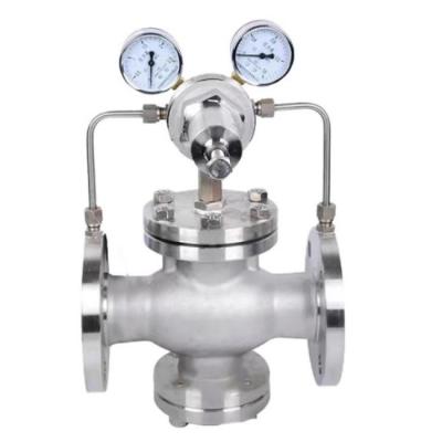 China Stainless Steel WCB Gas Pilot Piston Type Valve , Pressure Reducing Relief Valve for sale