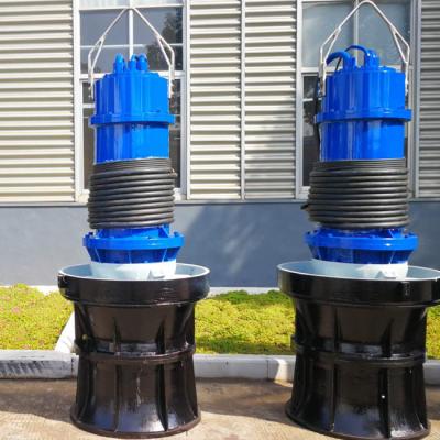 China Submersible Axial Flow Pump Vertical High Flow Low Head Submersible Pumps for sale
