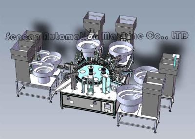 China Customizable Heli Cap Assembly Machine 50HZ Automatic Screw Capping Machine for sale