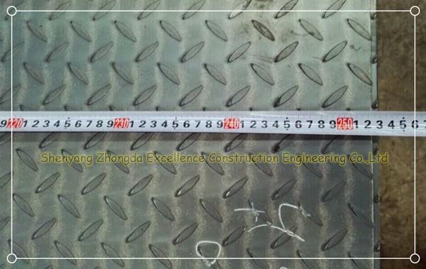 A36 RENTAI safety tread Tangshan hot rolled tear drop checkered plate
