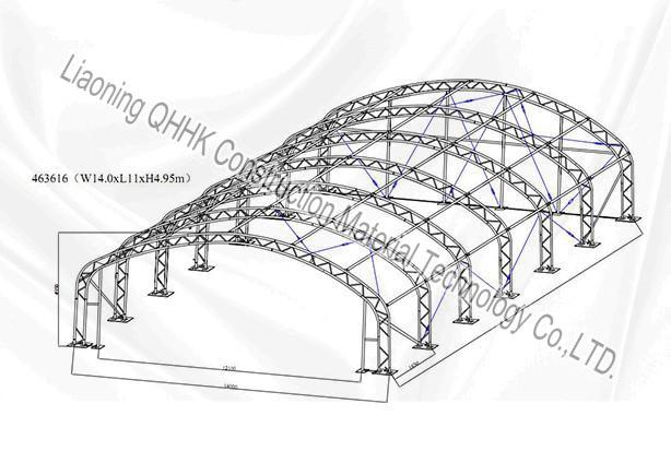 Direct Manufacturer Fireproof JQR4536 Metal Steel Structre Airplane Hangar