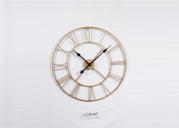 Quality Beautiful 12 Hours Display Round 80CM Metal Wall Art Clock for sale