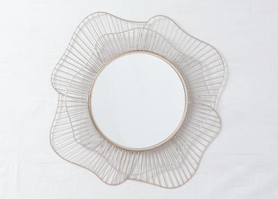 China Elegance Wrought Metal Wall Art Mirror for sale
