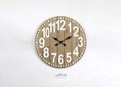 China 12H Display Decorative Wooden Clocks for sale