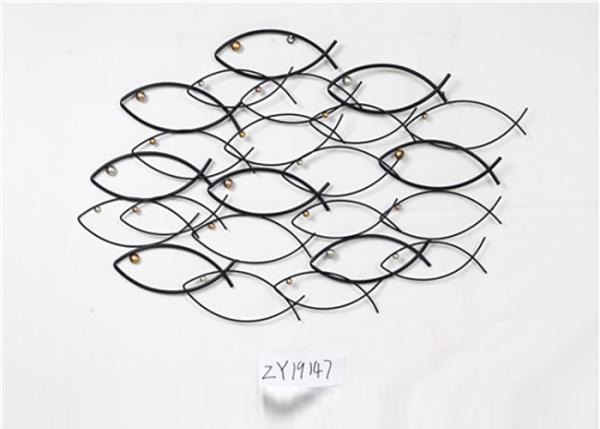 Quality Mid Century Fish Metal Wall Art Decor for sale