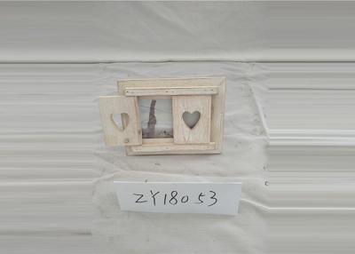 Chine Cadres de tableau en bois blancs en forme de coeur d'album de pouce 6x4 à vendre
