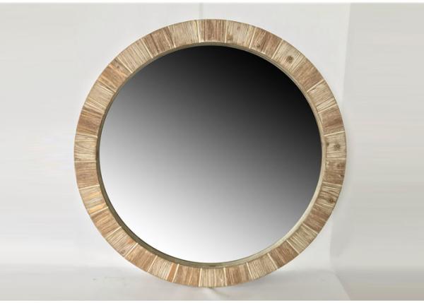 Quality White Living Room SGS Decorative Wood Framed Mirrors for sale
