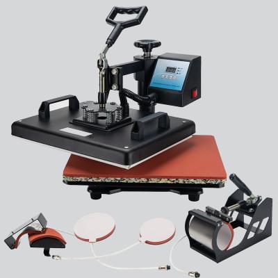 China 29*38 5 in 1 sublimation heat press t shirt printing machine for tshirt mug cap for sale