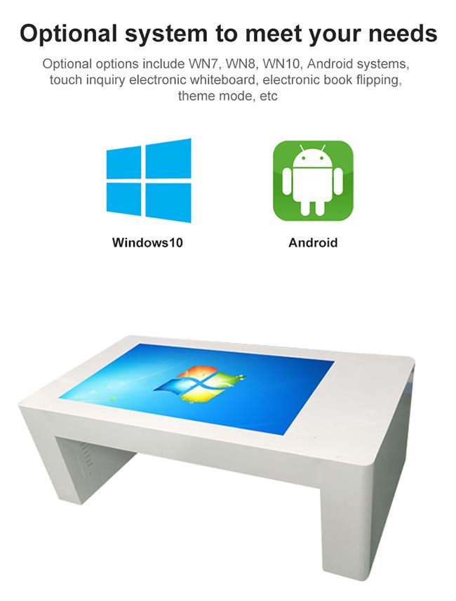 Manufacturer price smart home interactive PC touch screen table for coffee shop advertising