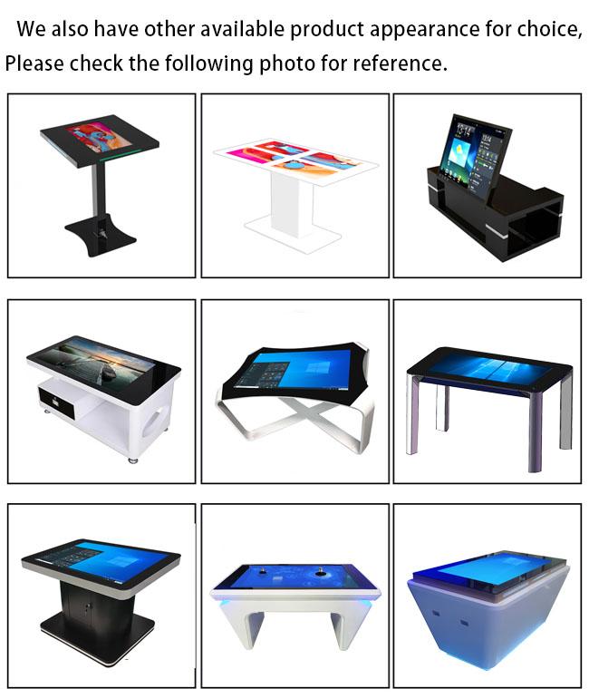 Advertising Kiosks Hd Videos Smart Touch Screen Coffee Table With Capacitive Multi-Touch