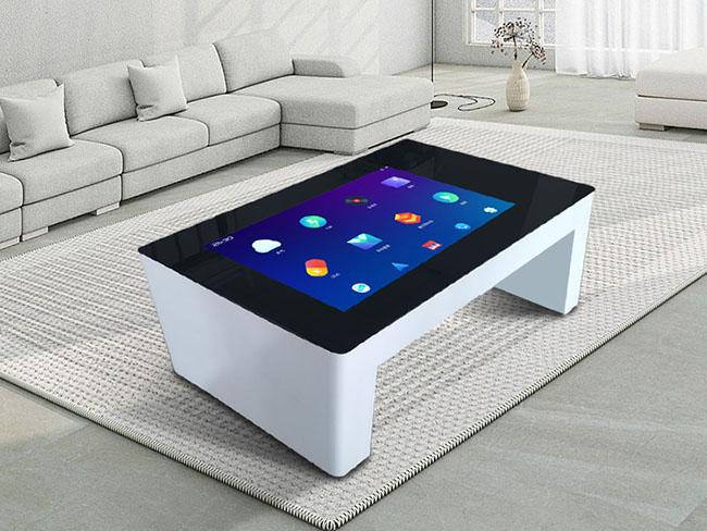 43 Inch LCD Advertising PCAP Smart Coffee Table With Touch Screen