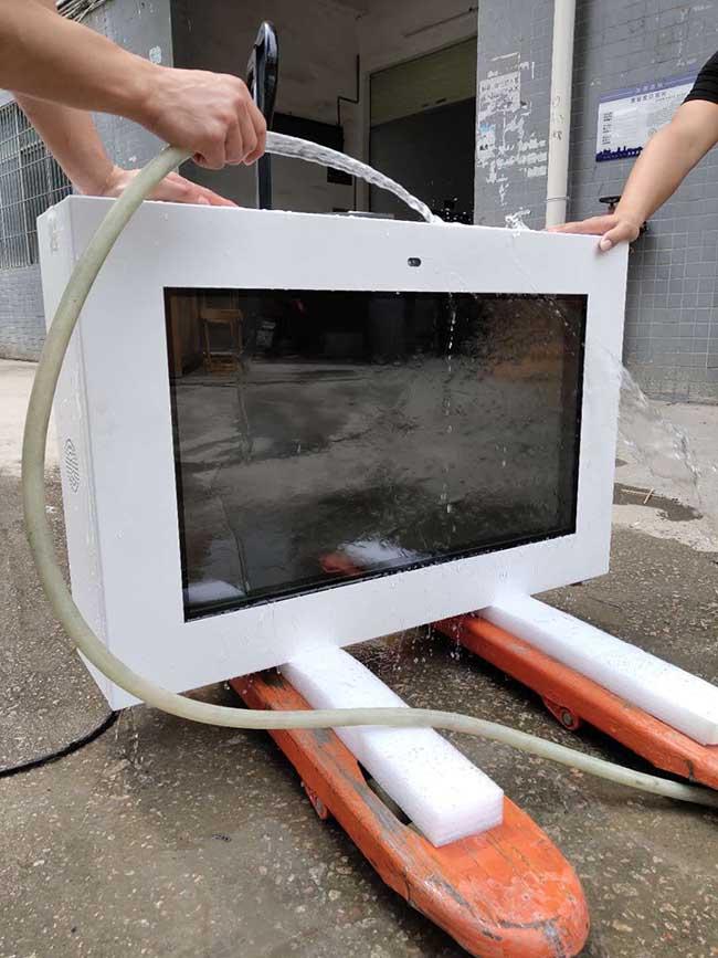 21.5 Inch Outdoor Interactive Monitor LCD Digital Display 2500nits Advertising Signage Kiosk