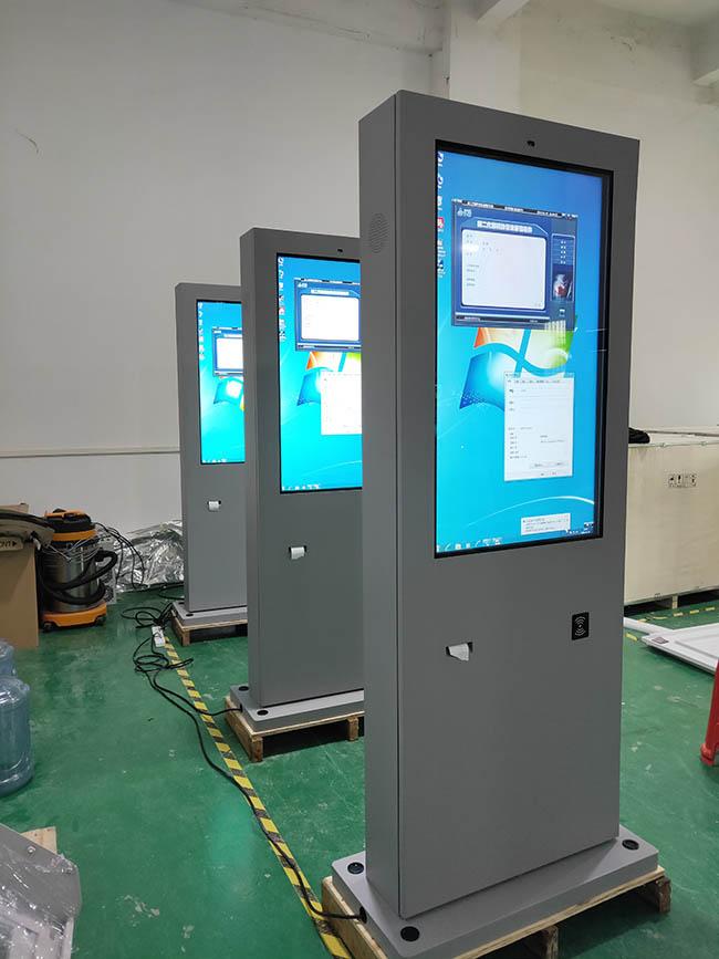 Floor Stand Lcd Advertising Display Waterproof Outdoor Digital Signage Kiosk Display Screen
