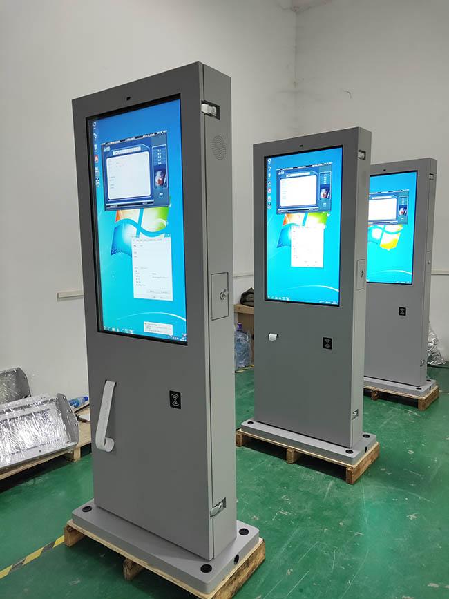 Floor Stand Lcd Advertising Display Waterproof Outdoor Digital Signage Kiosk Display Screen