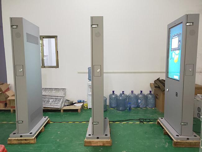 Floor Stand Lcd Advertising Display Waterproof Outdoor Digital Signage Kiosk Display Screen
