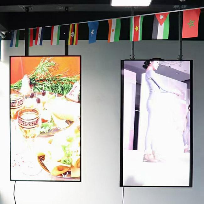 Outdoor 55 Inch Lcd Advertising Screen Floor Stand Advertising Digital Signage Displays