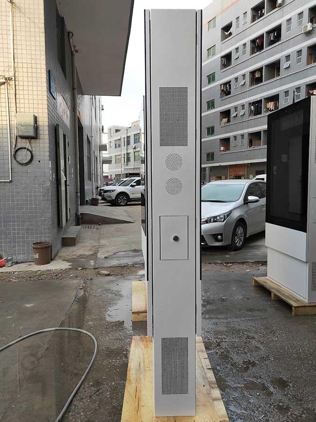 55 Inch Outdoor LCD Sign Board HD Display Android / Windows Totem Advertisement Digital Signage Kiosk