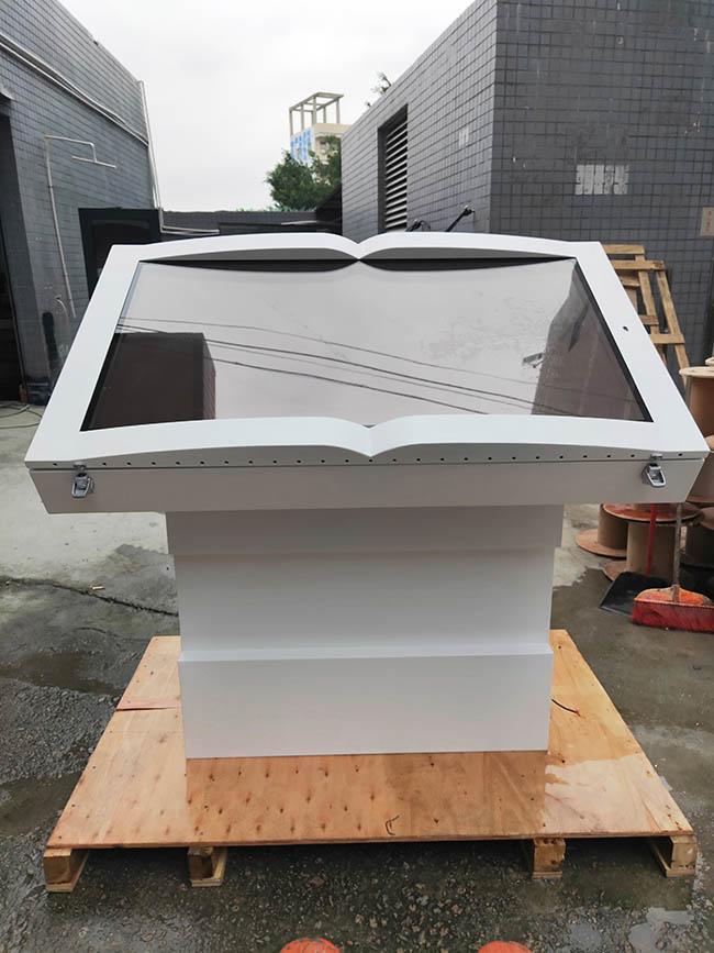 Floor Stand High Brightness Outdoor Lcd Advertising Display 55 Inch Android / Windows Outdoor Waterproof Touch Kiosk