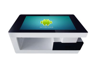 China Free Standing Drawer 43 Inch Indoor Lcd Interactive Android System Coffee Game Smart Touch Screen Table for sale