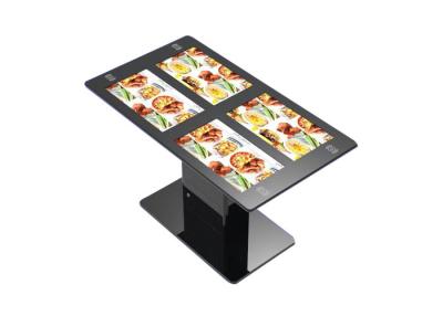 中国 立場LED LCDのゲームのスマートなテーブルを広告するための埋め込まれた小型PC Winowsか人間の特徴をもつOSが付いている相互接触テーブル 販売のため