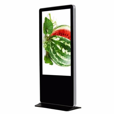 China Full HD Digital Advertising Digital Signage Kiosk , Electronic Clock 65 Inch Totem Lcd Display for sale