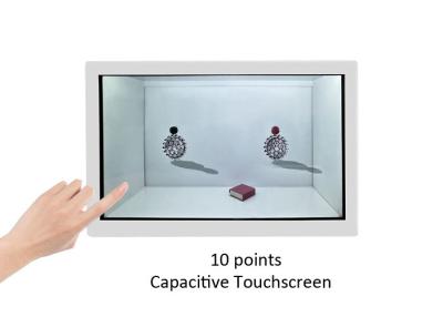 China AC100V Transparent LCD Advertising Screen 15.6 Inch IPS EDP 20W for sale
