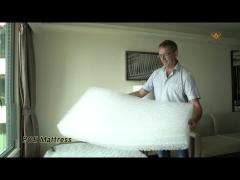 Adult POE Mattress 3D Washable Cotton Fabric Anti Bacterial SGS