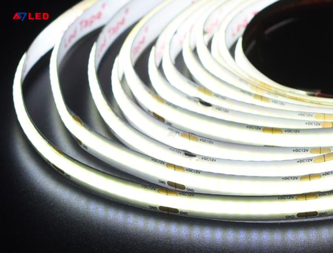 Uniform Lighting Brightness 336LEDS COB Strip Light With 3000K Color Temperature IP20 Rated UL Listed 0