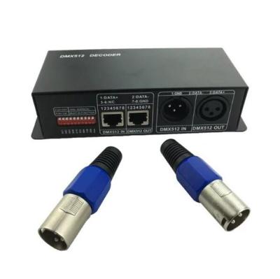 China DMX512 Decoder LED Strip Controller 3 Channel 8A/CH for sale