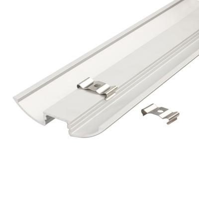 China 1710 LED Profiles With Diffuser Linear LED Aluminum Profile For Under Cabinet Lighting for sale