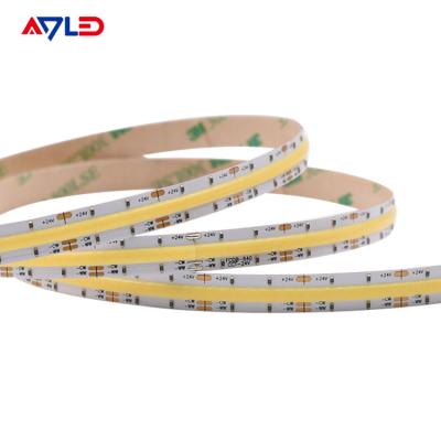 China Alta potência Dual White COB CCT Strip Light 3000K-6500K Temperatura de cor Iluminação uniforme UL Listed Tape Light à venda