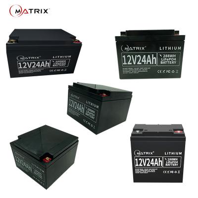 China Solar Energy Storage 12v24ah Deep-Cycle Lifepo4 Battery For SLA Replacement for sale