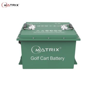 China 56Ah LiFePO4 Deep Cycle Batteries 36V Golf Cart Battery Golf Buggy By Matirx for sale