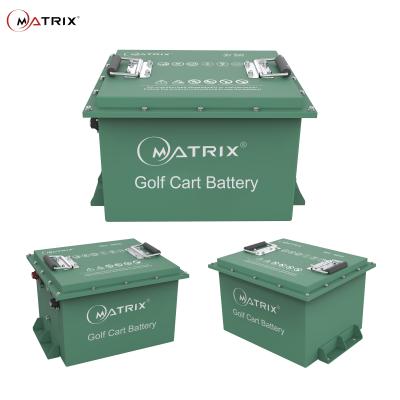 China Matrix LF50K Cell Lithium 36V 38V Golf Cart ODM/OEM Battery 56Ah for sale