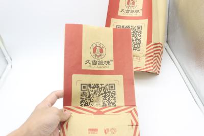 China Custom Printed Kraft Stand Up Pouches Portable Food Grade 1 Oz 2 Oz 3 Oz for sale