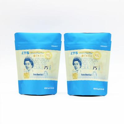 China EPI Flat Bottom Gusset Bags 150g Stand Up Mylar Bags 5.1 Inch Width for sale