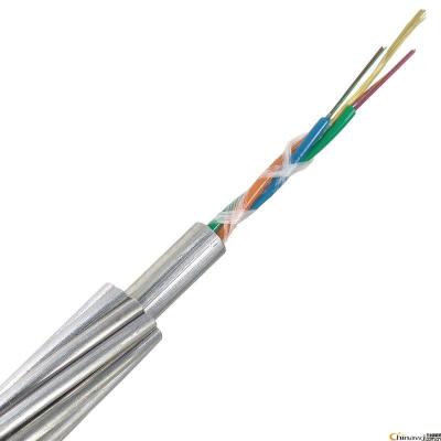 China 16 Core Single Mode OPGW Fiber Optic Cable G652d For FTTH FTTB FTTX Network for sale
